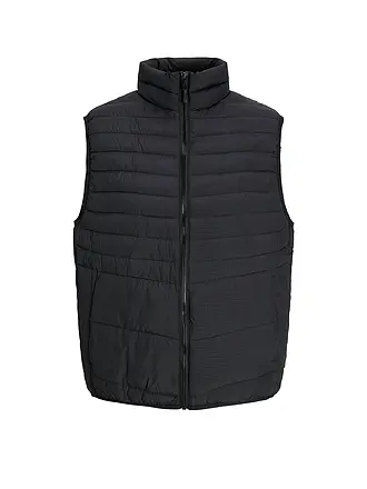 JACK & JONES | Steppgilet JJESTATE | schwarz